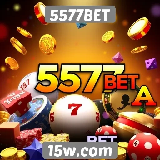 Variedade de jogos disponíveis no 5577BET